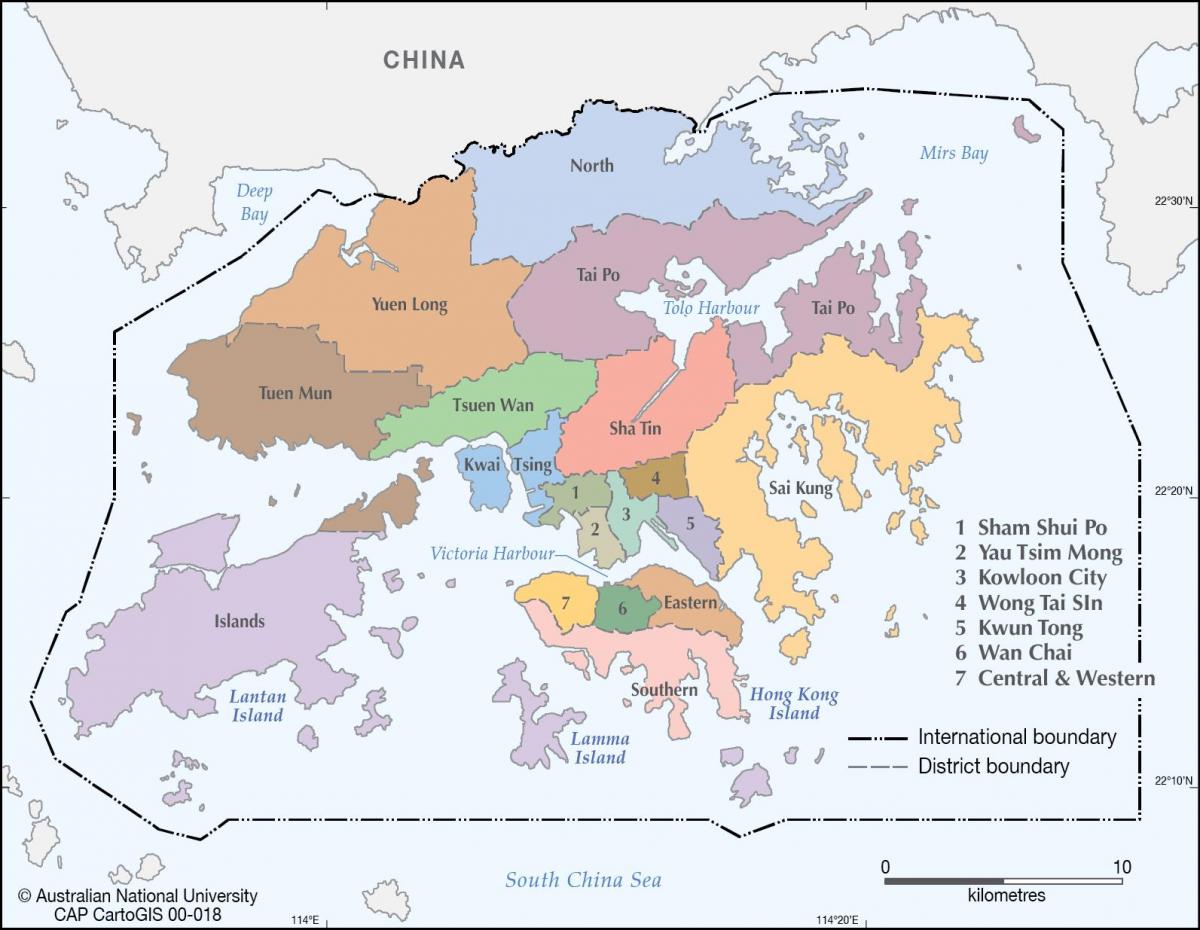 Plan districts Hong Kong